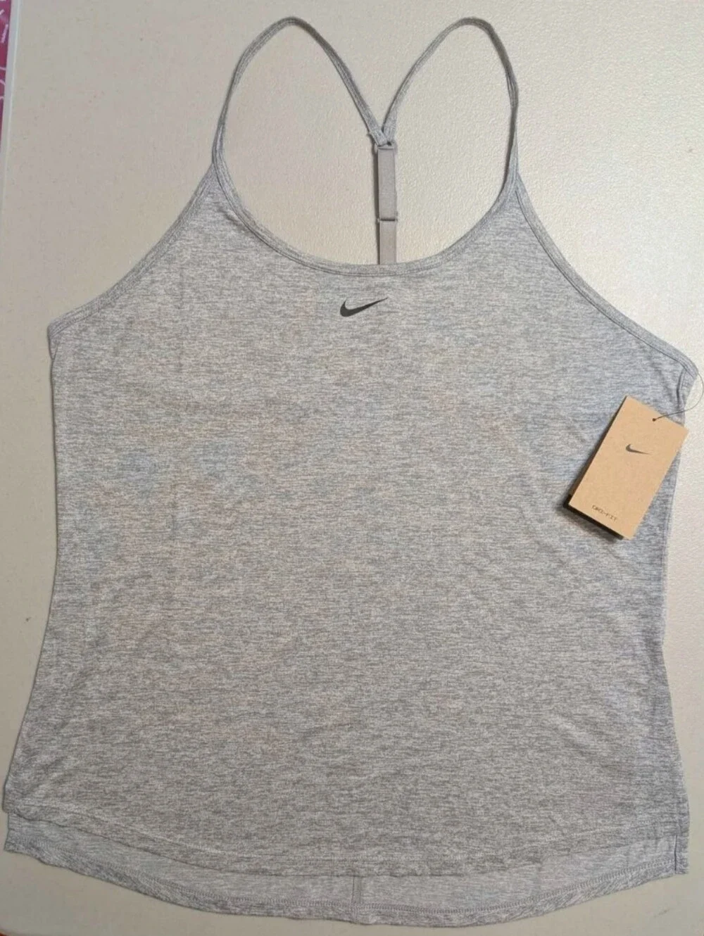 NWT large Nike Dri-Fit gray tank top